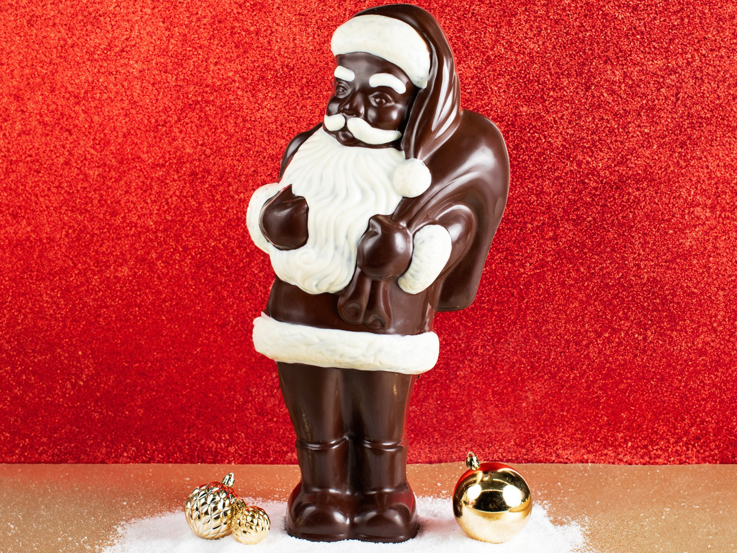 Jumbo Chocolate Santa (21" Tall)